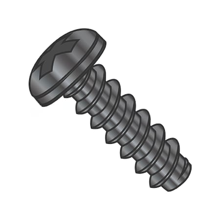 Usa Industrials Self-Drilling Screw, #10-16 x 1/2", Black Oxide Steel Pan Head Phillips Drive BULK-SCRW-14738